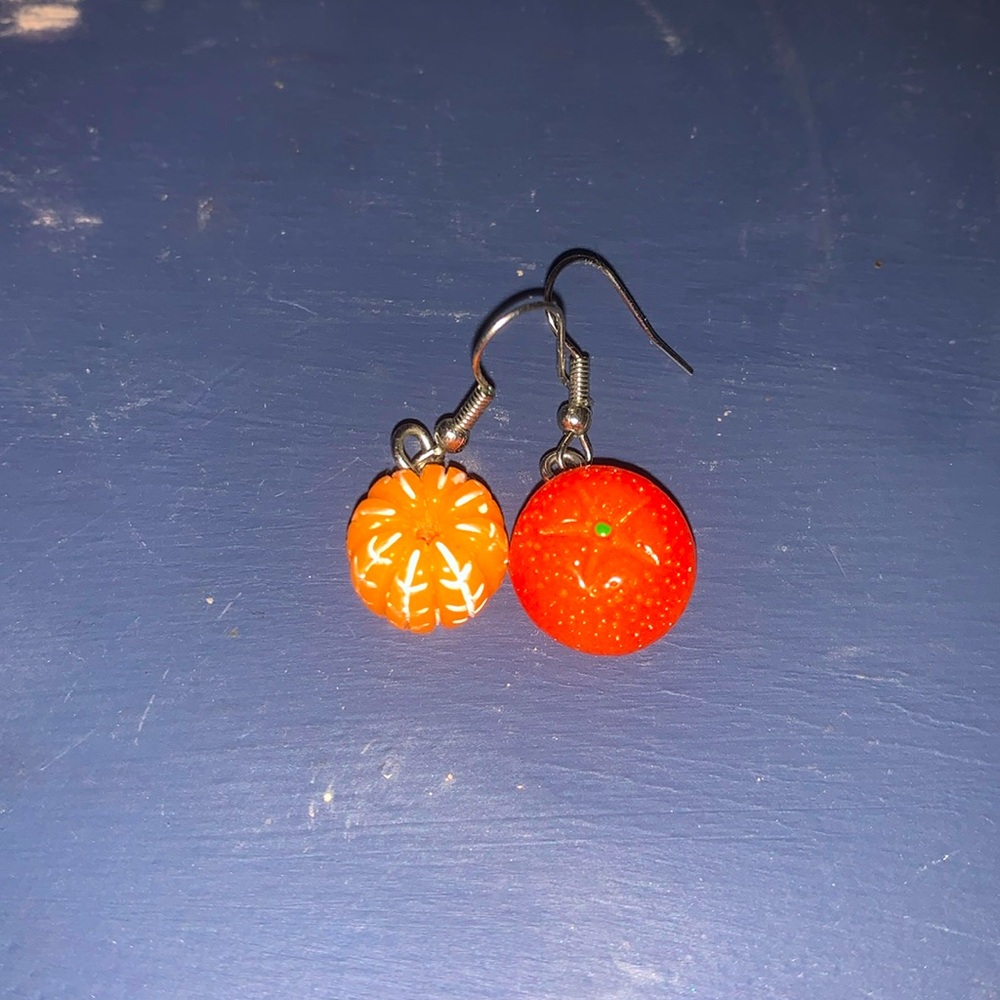Orange Earrings